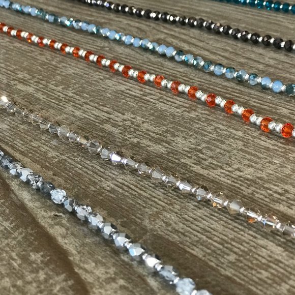 Face Mask Holder Bead Necklace Lanyard Personalize - Picture 4 of 6